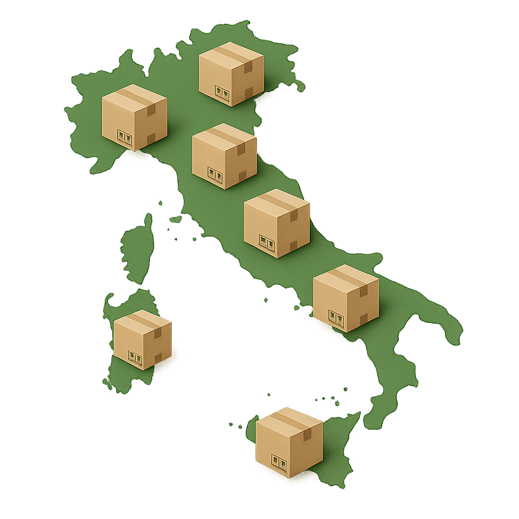 spedizioni in tutta Italia